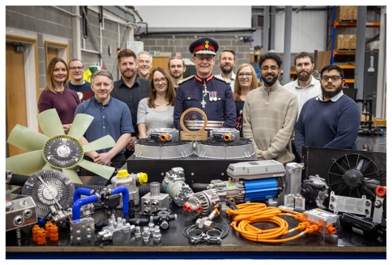 Lord-Lieutenant of West Yorkshire visits Technical Services to present the King’s Award.