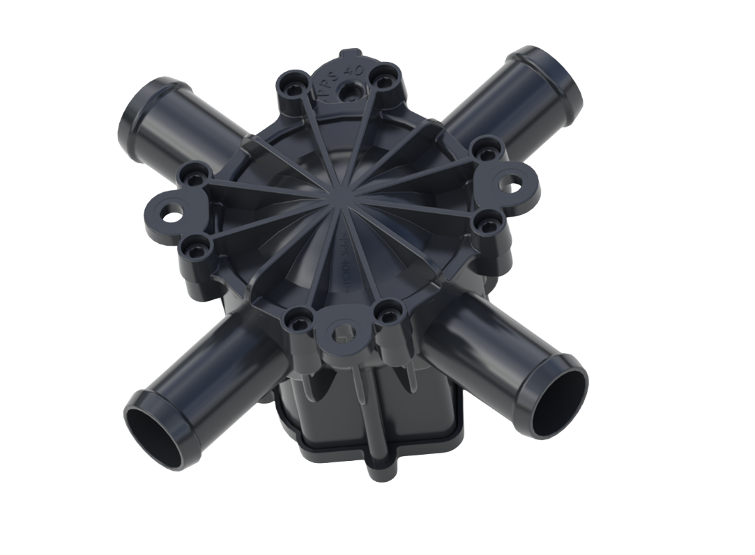 4 way coolant valve